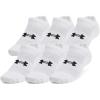 imageUnder Armour Training Cotton No Show Socks 6 Pack100 White  White  Black