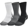 imageUnder Armour UnisexAdult Performance Tech Pro Crew Socks 3 Pack025 Castlerock  White  Black