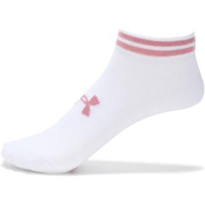 imageUnder Armour Essential Low Socks 6 Pack101 White  White  Prime Pink