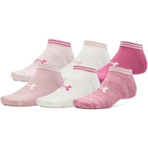 imageUnder Armour Essential Low Socks 6 Pack673 Tourmaline Pink  Stone  Stone