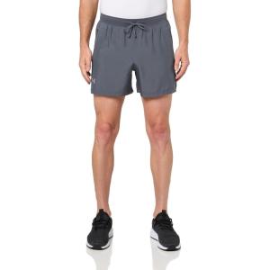imageUnder Armour Mens Launch Run 5 Inch Unlined Shorts025 Castlerock  Castlerock  Reflective