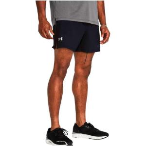 imageUnder Armour Mens Launch Run 5 Inch Unlined Shorts847 Fire  Black  Reflective