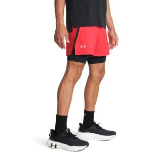 imageUnder Armour Mens Launch Run 5inch 2in1 Shorts713 Racer Red  Black  Reflective