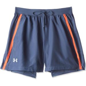 imageUnder Armour Mens Launch Run 5inch 2in1 ShortsDownpour GrayFireReflective