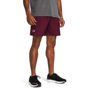 imageUnder Armour Mens Launch Run 7 Inch Unlined ShortsMaroon  Maroon  White