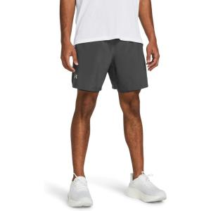 imageUnder Armour Mens Launch Run 7inch 2in1 Shorts025 Castlerock  Castlerock  Reflective