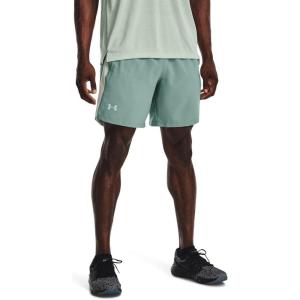 imageUnder Armour Mens Launch Stretch Woven 7inch Shorts177 Fresco Green  Illusion Green  Reflective