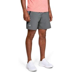 imageUnder Armour Mens Launch Stretch Woven 7inch ShortsGray Black