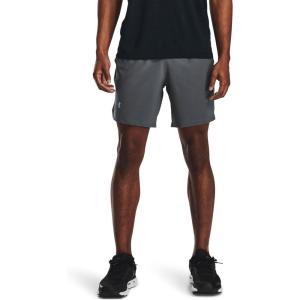 imageUnder Armour Mens Launch Stretch Woven 7inch ShortsPitch Gray 014Reflective