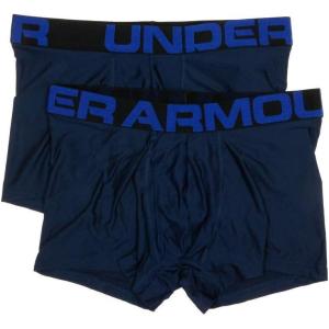 imageUnder Armour Mens MultiPack Performance Tech Trunk Boxer Brief with 3quot Inseam UltraSoftAcademy Blue 408Academy Blue