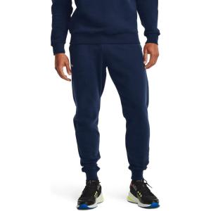 imageUnder Armour Mens Rival Fleece JoggersAcademy Blue 408Onyx White