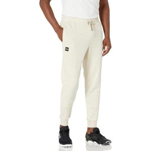 imageUnder Armour Mens Rival Fleece JoggersKhaki Base Light Heather 289Onyx White