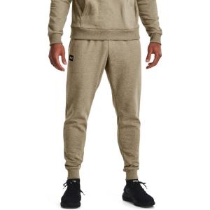 imageUnder Armour Mens Rival Fleece JoggersKhaki Gray Light Heather 037Onyx White