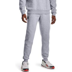 imageUnder Armour Mens Rival Fleece JoggersMod Gray Light Heather 011Onyx White