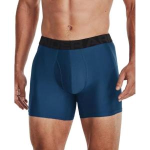 imageUnder Armour Mens Tech 6inch Boxerjock 1Pack426 Varsity Blue   Black