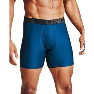 imageUnder Armour Mens Tech 6inch Boxerjock 1PackGraphite Blue 581Jet Gray