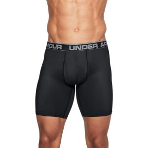 imageUnder Armour Mens Tech Mesh 9quot Underwear 2 PackBlack 001Steel Medium Heather