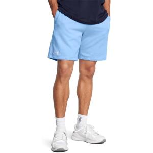 imageUnder Armour Mens UA Rival Fleece Shorts465 Horizon Blue   White