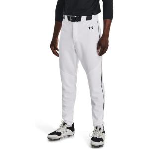 imageUnder Armour Mens Utility Baseball Straight Leg Pant 22100 White  Black  Black