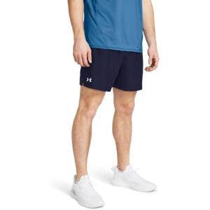 imageUnder Armour Mens Woven 5inch Shorts410 Midnight Navy   White