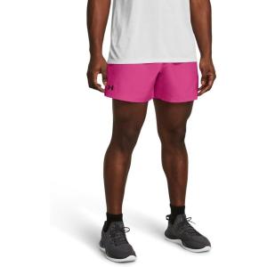 imageUnder Armour Mens Woven 5inch Shorts686 Astro Pink   Black