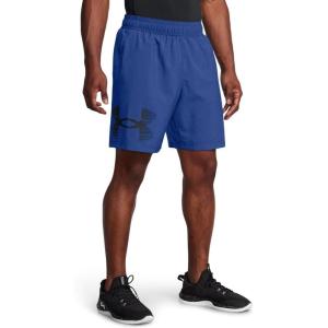 imageUnder Armour Mens Woven Graphic Shorts432 Tech Blue   Black