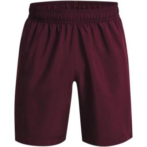 imageUnder Armour Mens Woven Graphic Shorts600 Dark Maroon   Beta