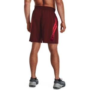 imageUnder Armour Mens Woven Graphic Shorts690 Chestnut Red   Bolt Red