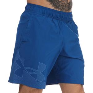 imageUnder Armour Mens Woven Graphic ShortsTech Blue 432River