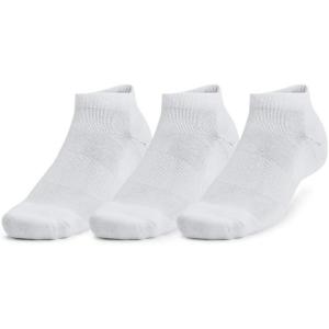 imageUnder Armour Training Cotton Low Socks 3 Pack100 White  White  Black Logo