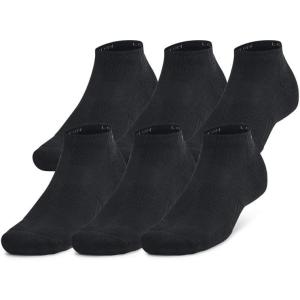 imageUnder Armour Training Cotton Low Socks 6 Pack001 Black  Black  White