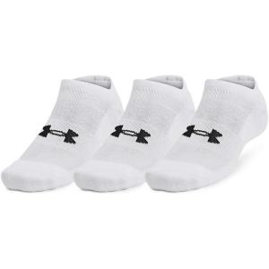 imageUnder Armour Training Cotton No Show Socks 3 Pack100 White  White  Black
