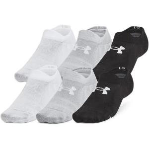imageUnder Armour Unisex Essential Ultra Low Tab Socks 6 Pack002 Black  Black  Halo Gray