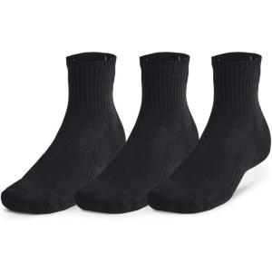 imageUnder Armour UnisexAdult Training Cotton Quarter Socks 3 Pack001 Black  Black  White