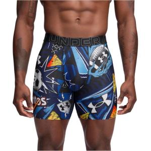 imageUnder Armour mens Performance Tech Mesh Print Singles 6quot Inseam Boxer BriefCool Ranch Doritos