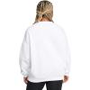 imageUnder Armour Women Rival Fleece Oversized Crew100 White   Black