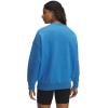 imageUnder Armour Women Rival Fleece Oversized Crew403 Blue Atlantis Light Heather   Blue Atlantis