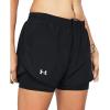 imageUnder Armour Womens Fly by 2in1 Shorts001 Black  Black  Reflective