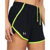 imageUnder Armour Womens Fly by Shorts003 Black  Highvis Yellow  Reflective