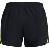 imageUnder Armour Womens Fly by Shorts003 Black  Highvis Yellow  Reflective