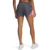 imageUnder Armour Womens Fly by Shorts027 Castlerock  Super Pink  Reflective