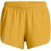 imageUnder Armour Womens Fly by Shorts711 Golden Yellow  Golden Yellow  Reflective