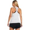 imageUnder Armour Womens HeatGear Racer Tank014 Halo Gray   White