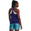 imageUnder Armour Womens HeatGear Racer Tank468 Sonar Blue   Iridescent