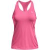 imageUnder Armour Womens HeatGear Racer Tank640 Pink Punk   Metallic Silver
