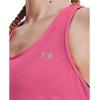 imageUnder Armour Womens HeatGear Racer Tank640 Pink Punk   Metallic Silver