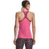 imageUnder Armour Womens HeatGear Racer Tank640 Pink Punk   Metallic Silver