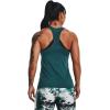 imageUnder Armour Womens HeatGear Racer Tank716 Tourmaline Teal   Metallic Silver