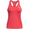 imageUnder Armour Womens HeatGear Racer Tank814 Red Solstice   White