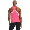 imageUnder Armour Womens HeatGear Racer TankCerise 653Metallic Silver